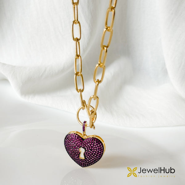 Heart Lock Necklace