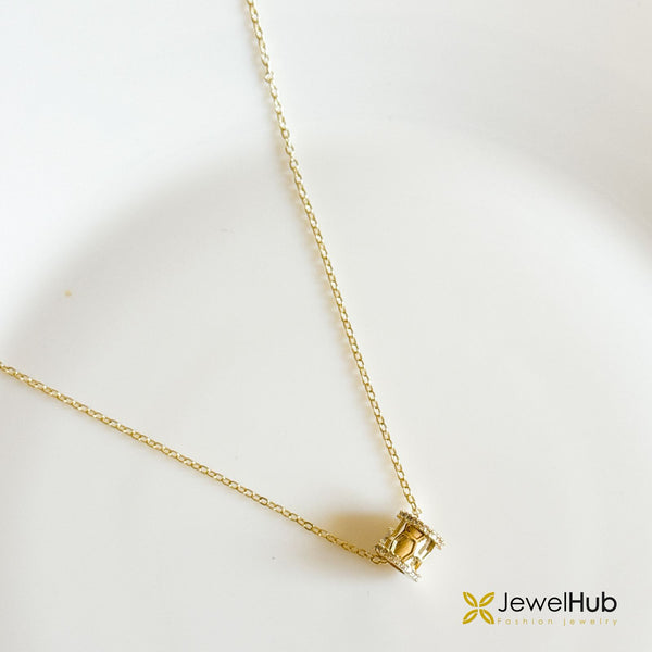 Eternal Sparkle Cylinder Pendant