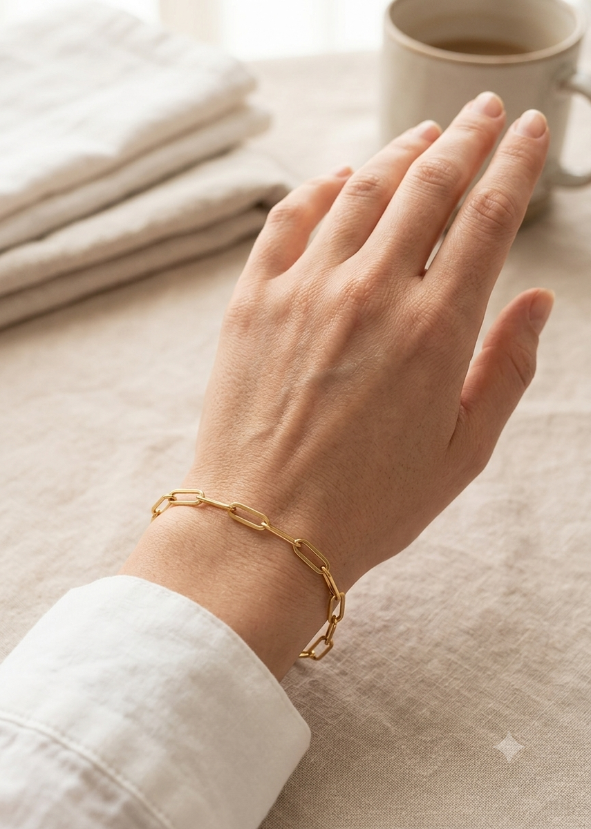 Paperclip Anklet