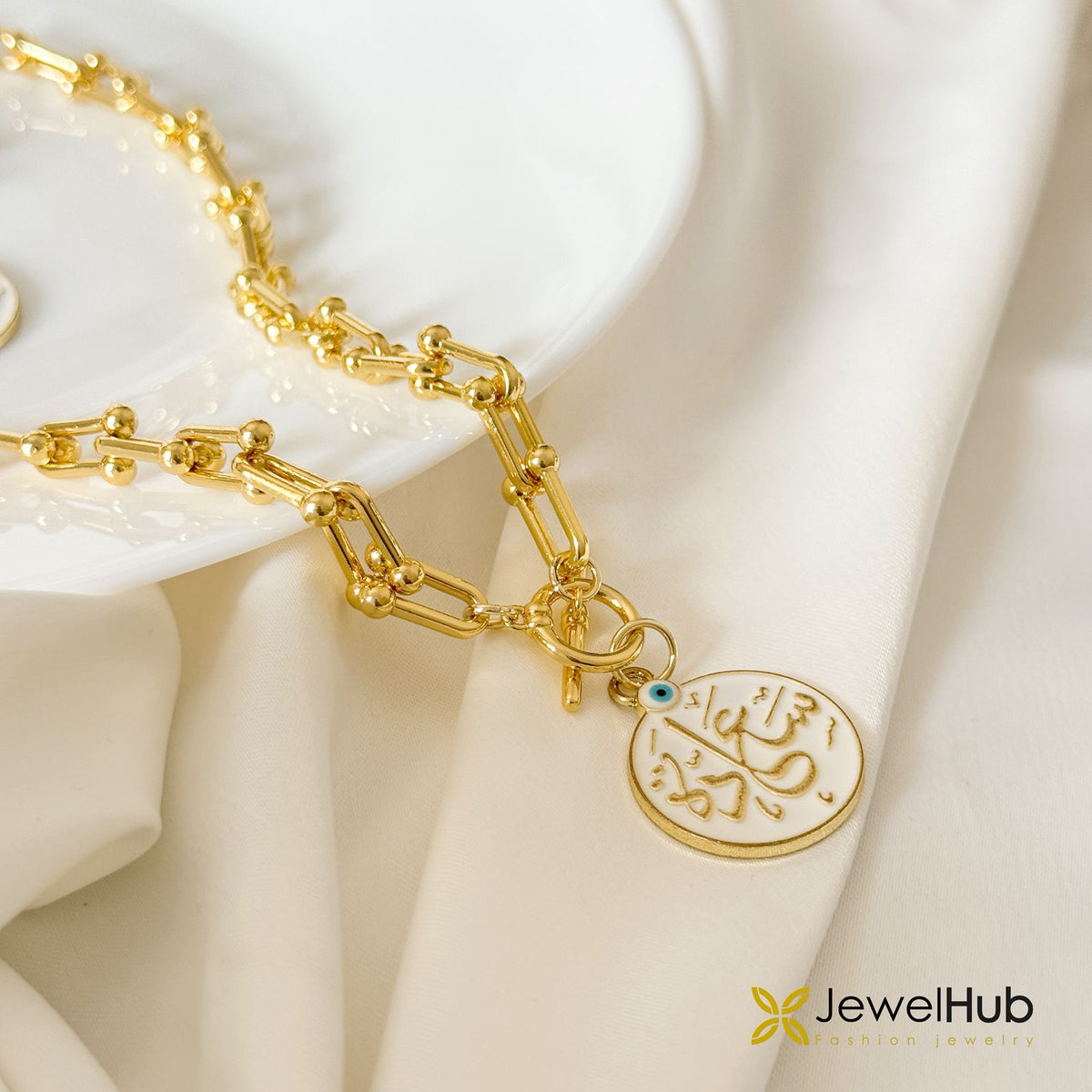 U-Link Evil Eye سعادة Necklace