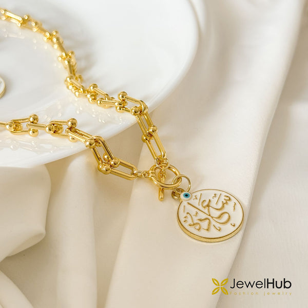 U-Link Evil Eye سعادة Necklace