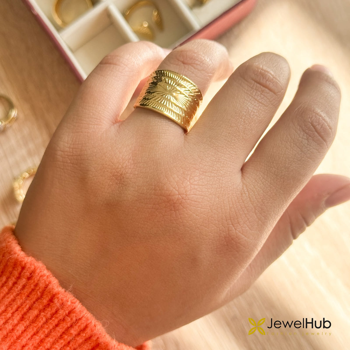 Sunburst Statement Ring