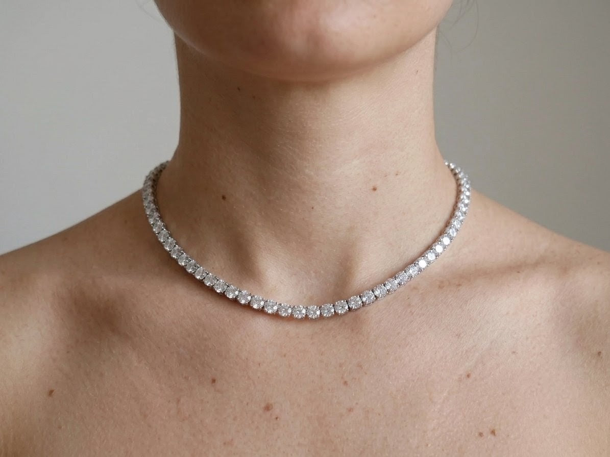 Classic Tennis Choker Silver 925