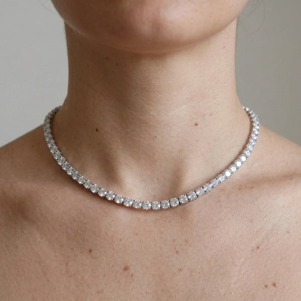 Classic Tennis Choker Silver 925