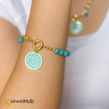 فصبرا جميلا Turquoise U-link Barcelet