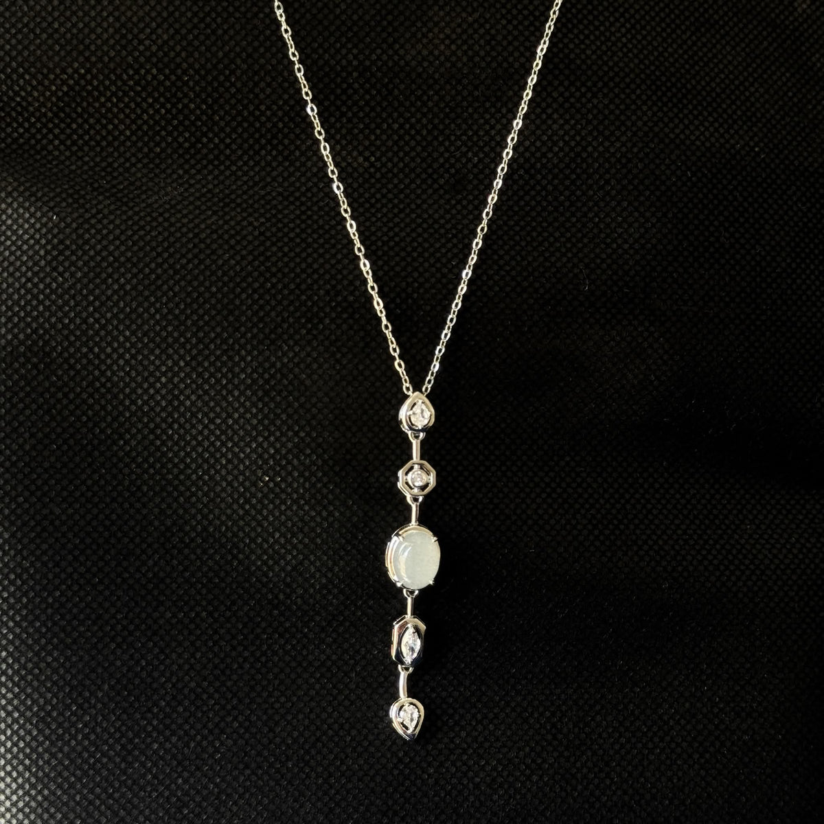 Drop Geometric Necklace