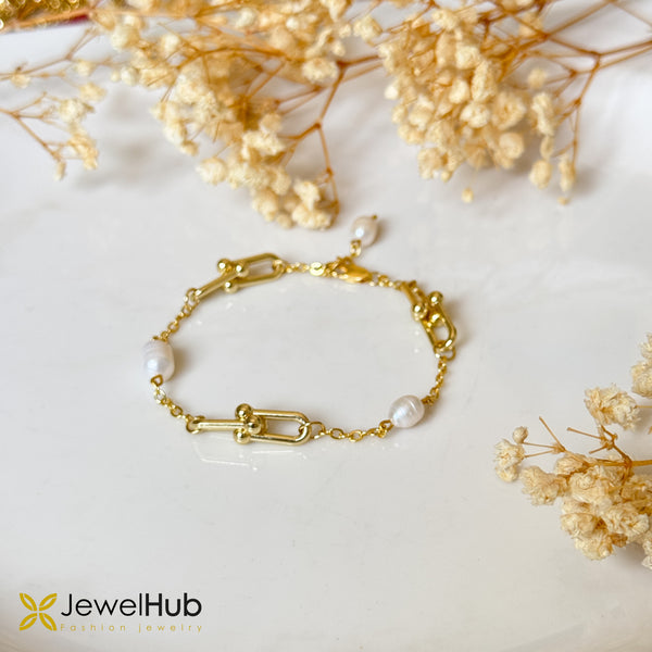 Pearl U-Link Bracelet