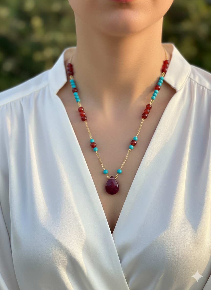 Agate Glow Necklace