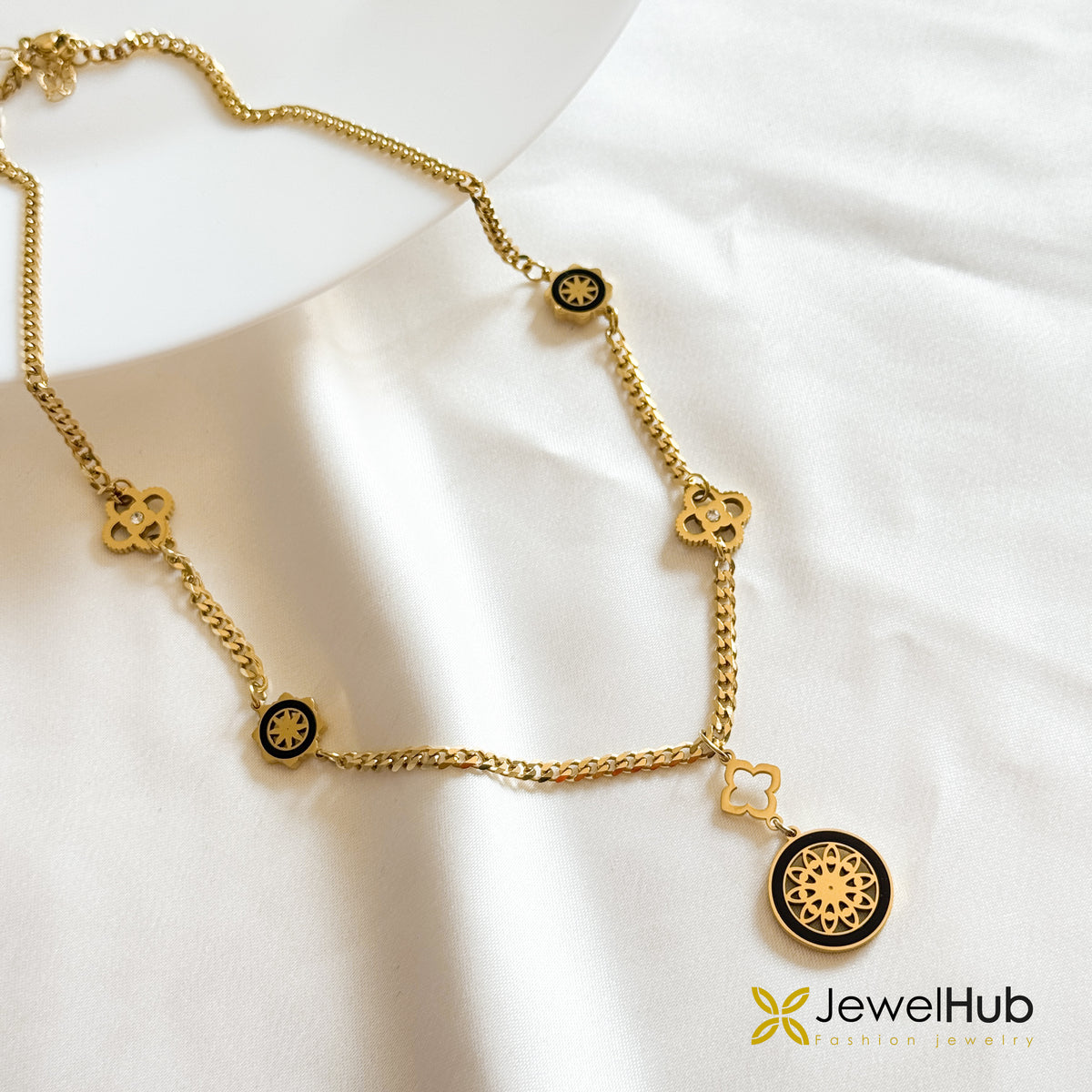 Celestial Clover Necklace