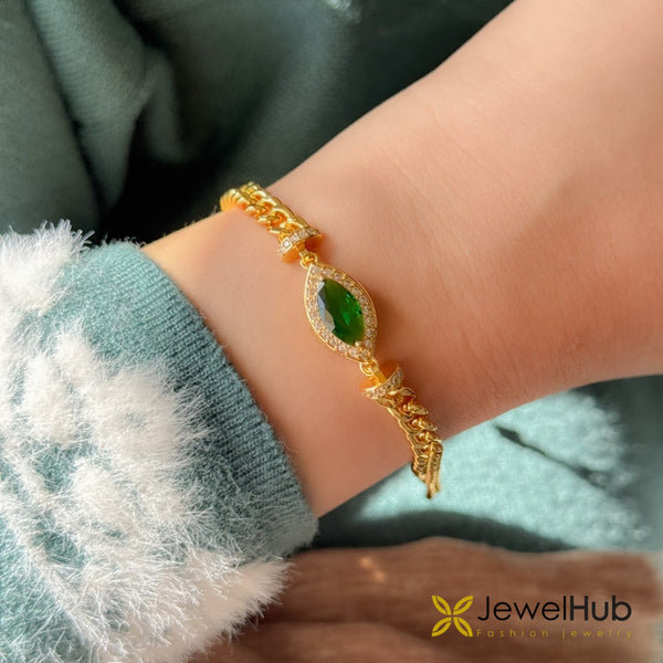 Gourmet Green Eye Bracelet