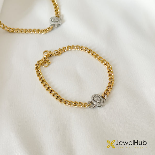 Teardrop Link Bracelet
