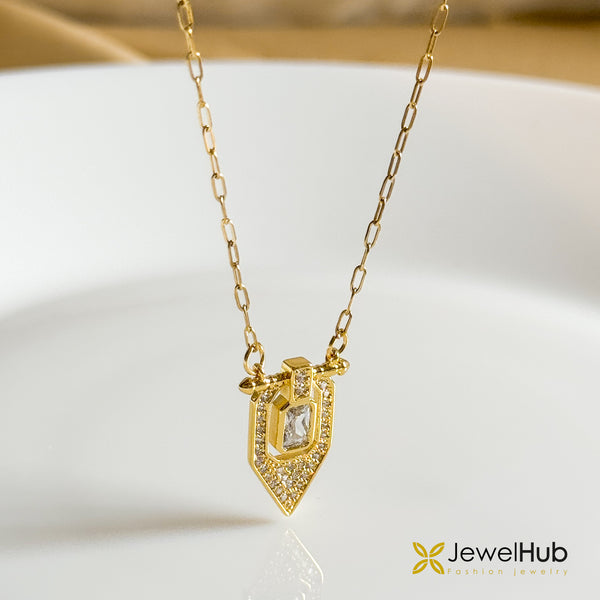 Radiant Lock Necklace