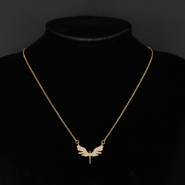 Minimalist Angel Wings Necklace
