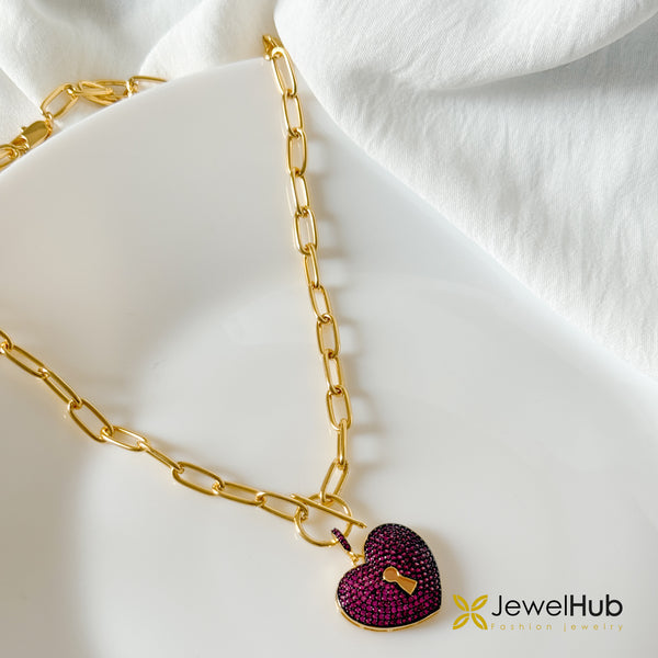 Heart Lock Necklace