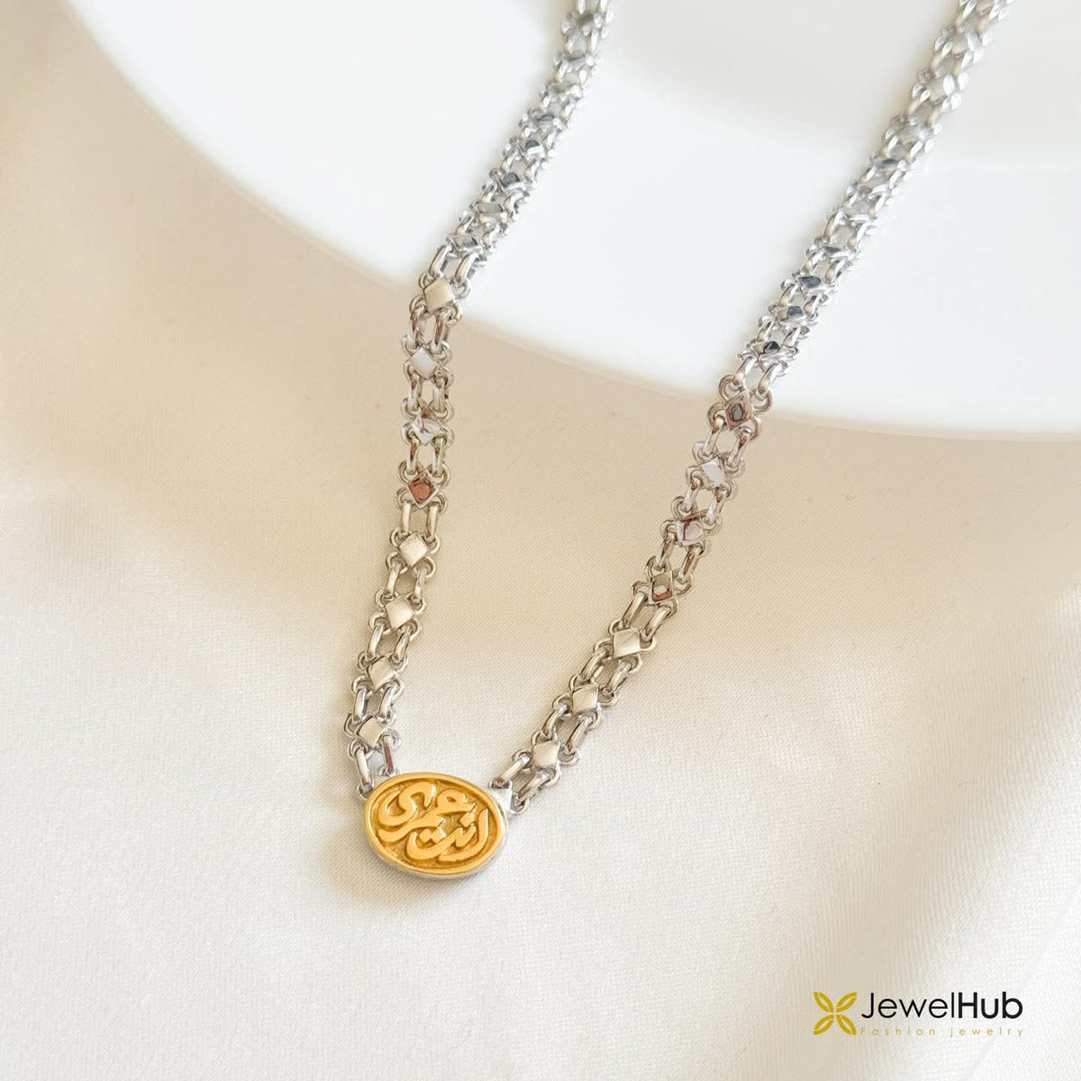 Eternity Pendant Silver Necklace