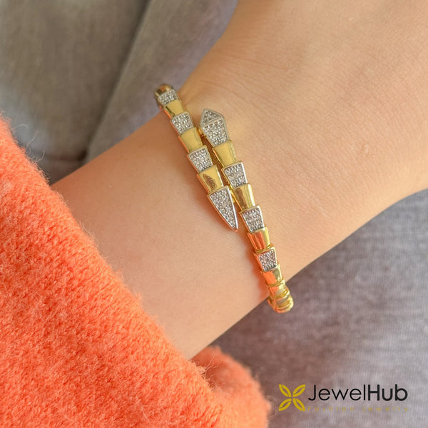 Twisting Serpent Bangle