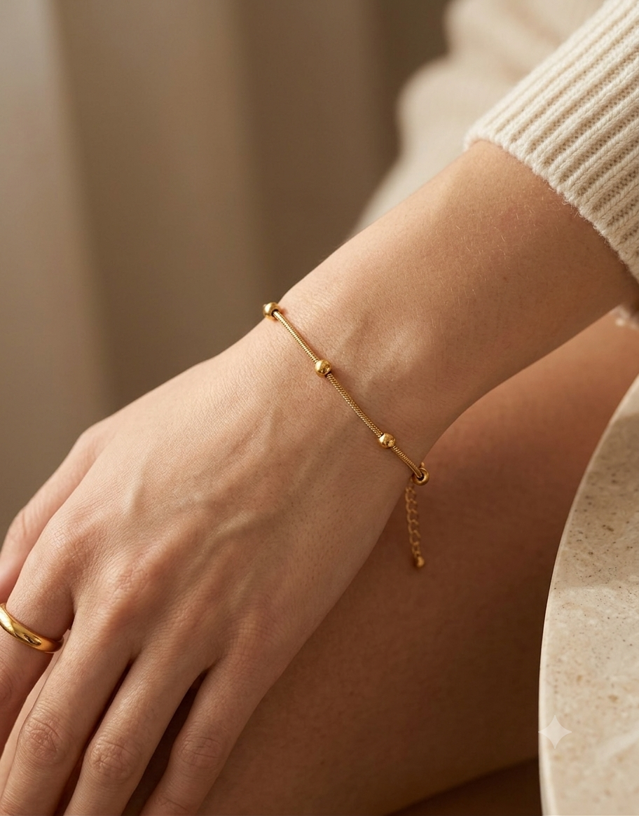 Golden Dots Bracelet