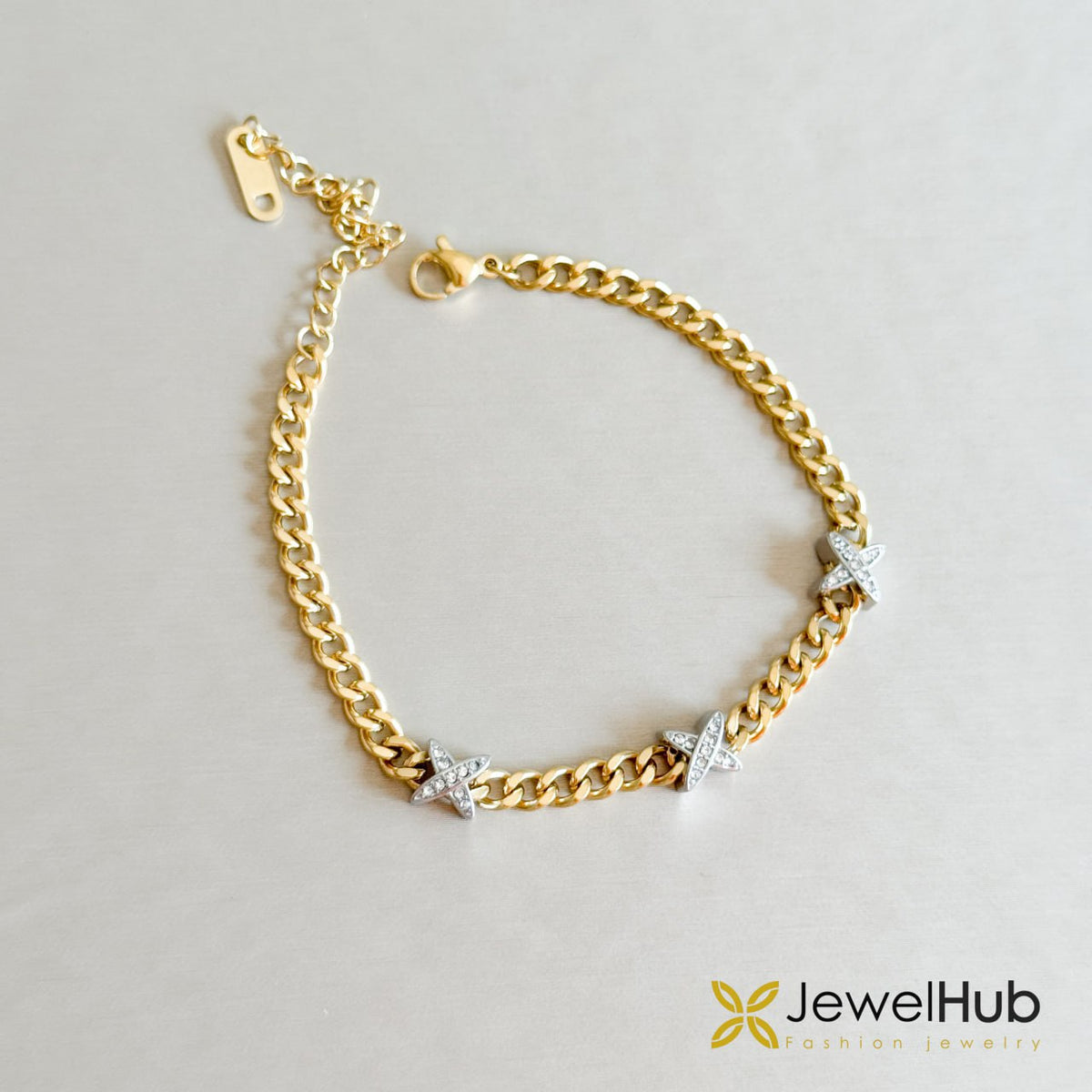 Diamond X Bracelet