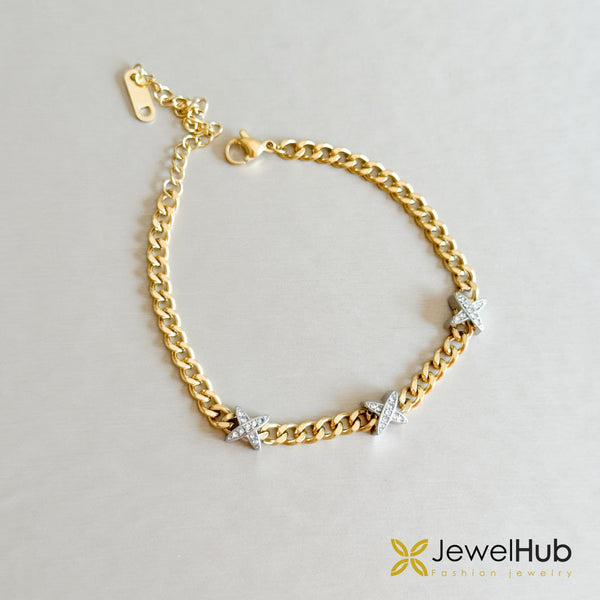 Diamond X Bracelet