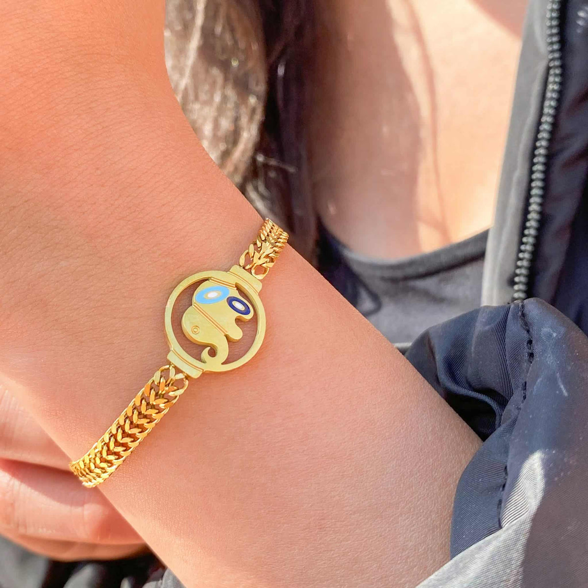 Elephant Charm Bracelet