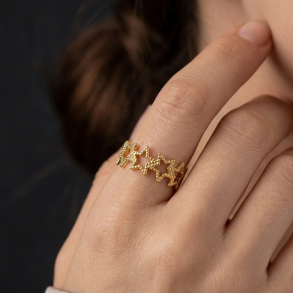 Twinkling Stars Ring
