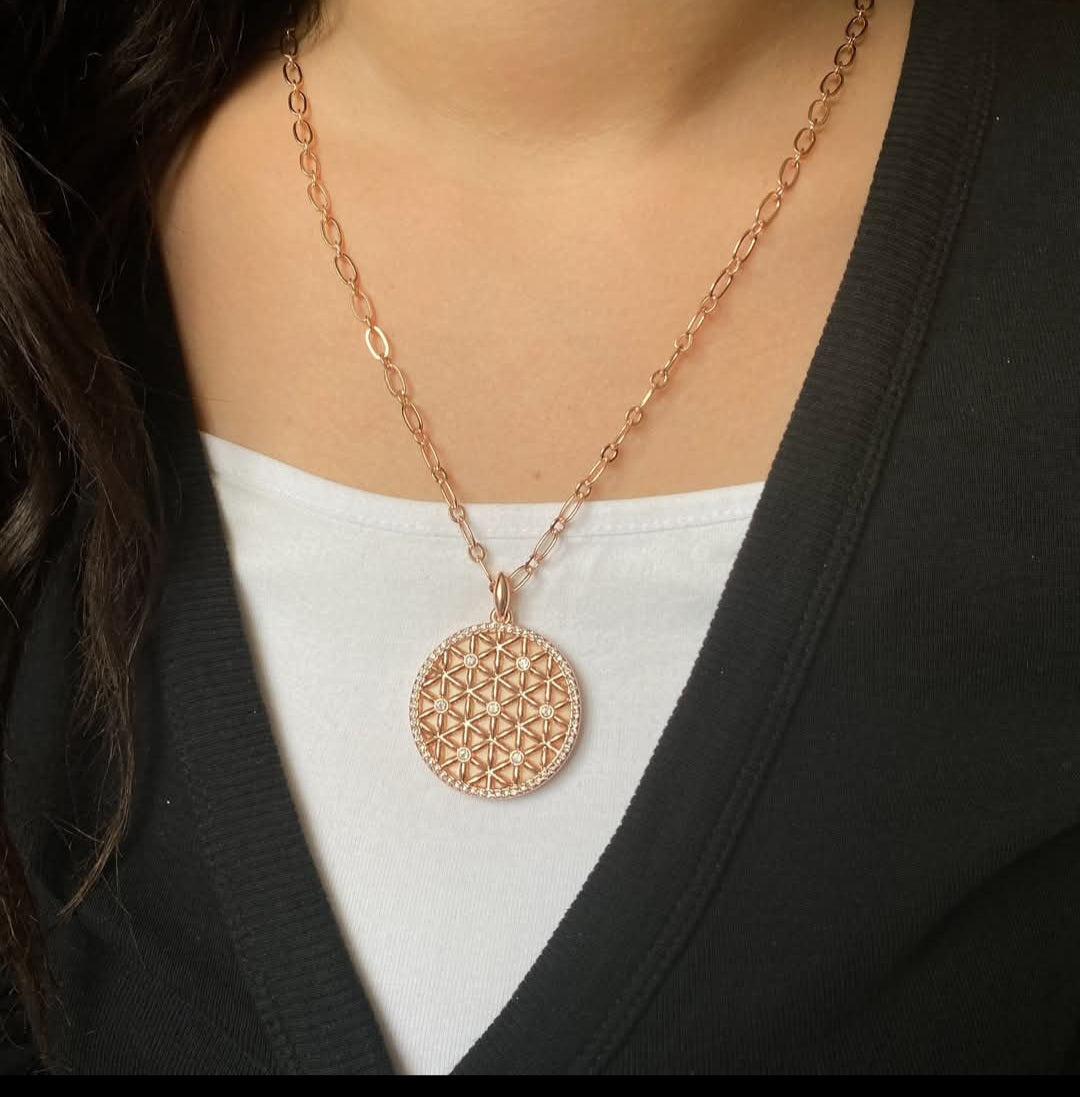 Celestia Medallion Necklace
