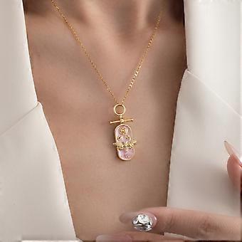 Egyptian Bee Charm Necklace