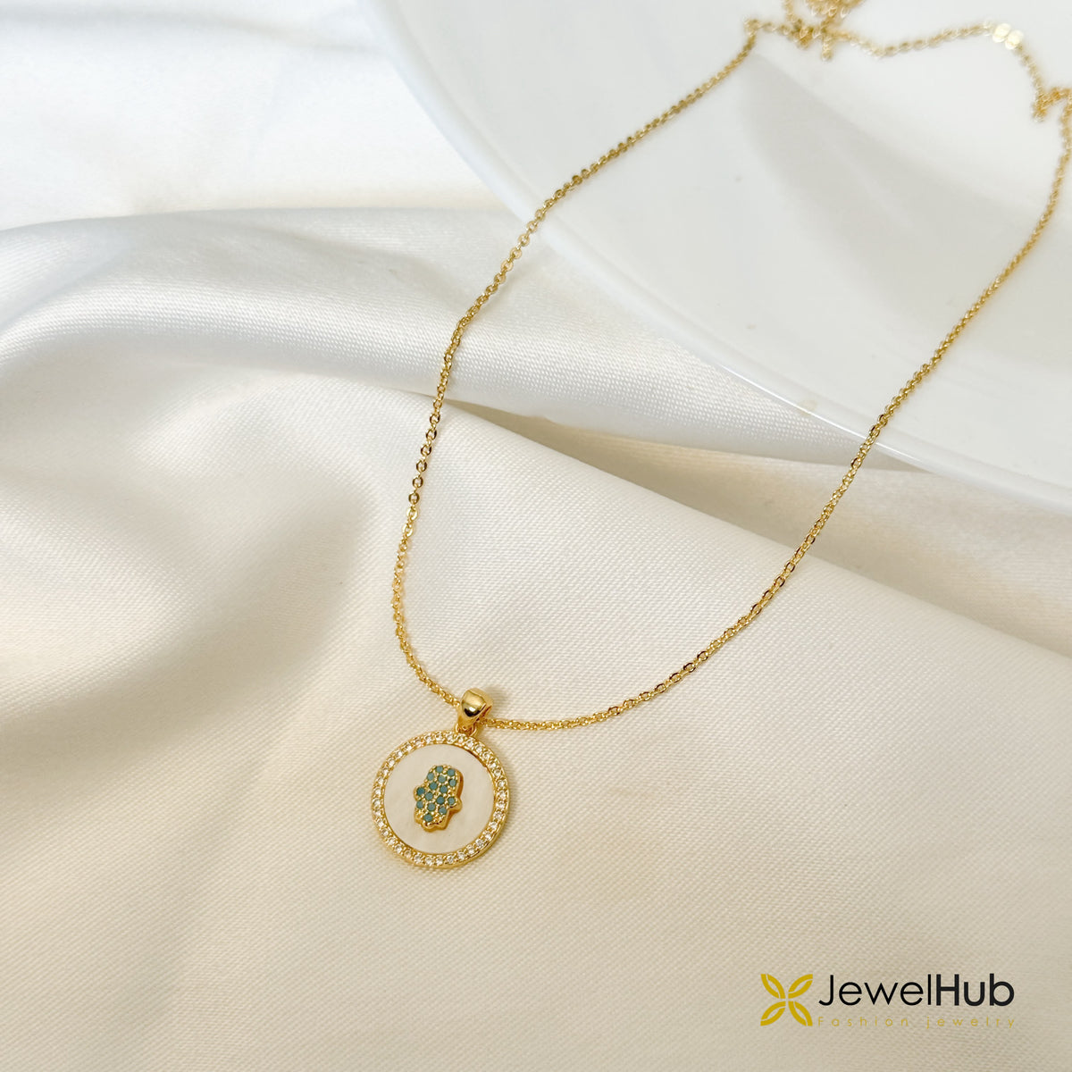 Hamsa Pendant Necklace