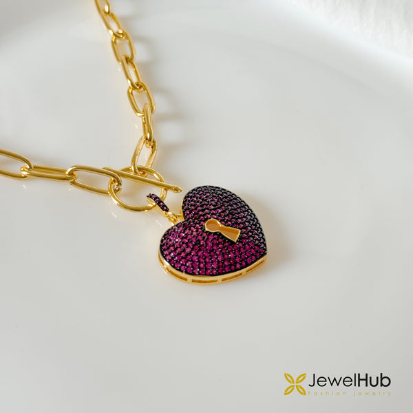 Heart Lock Necklace