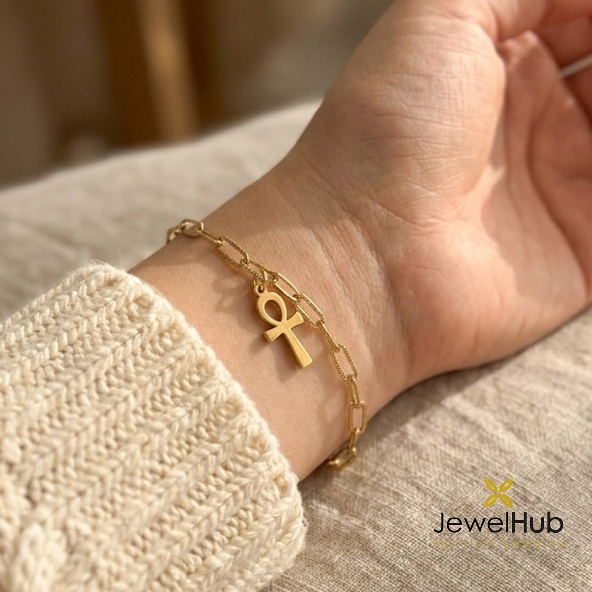 Ankh Heritage Link Bracelet