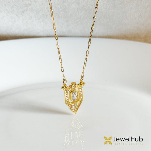 Radiant Lock Necklace