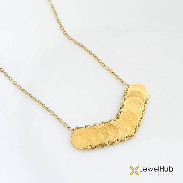 Gold Coin Necklace