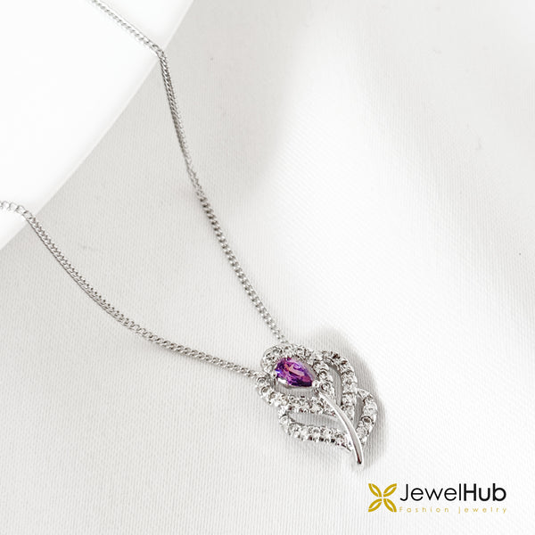 Purple Bloom Necklace