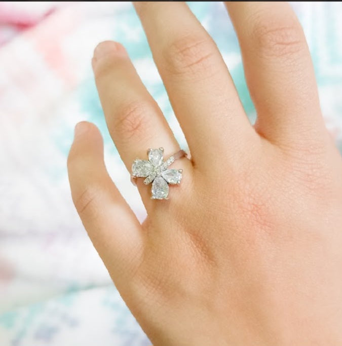 Butterfly Ring Silver 925