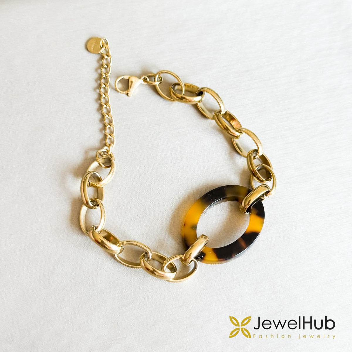 Wide Link Elegance Bracelet
