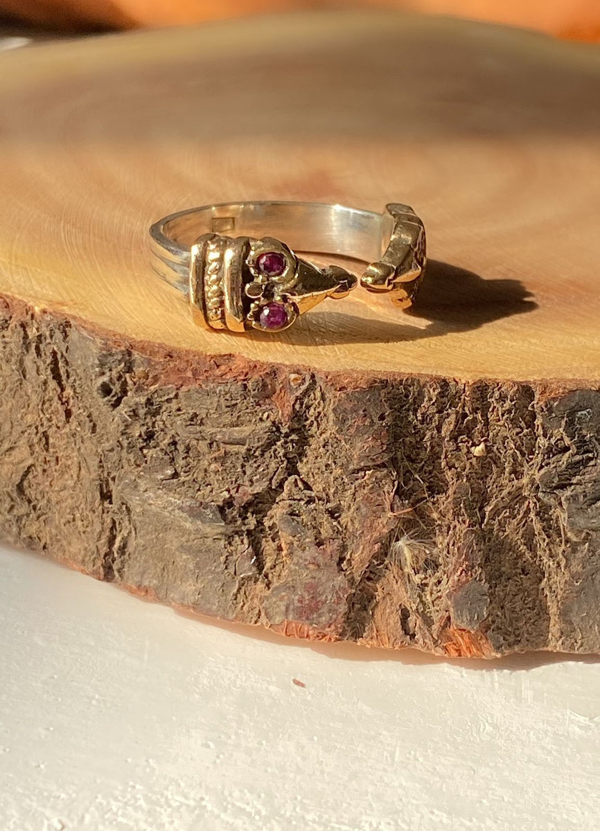 Arabian Snake Silver Ring