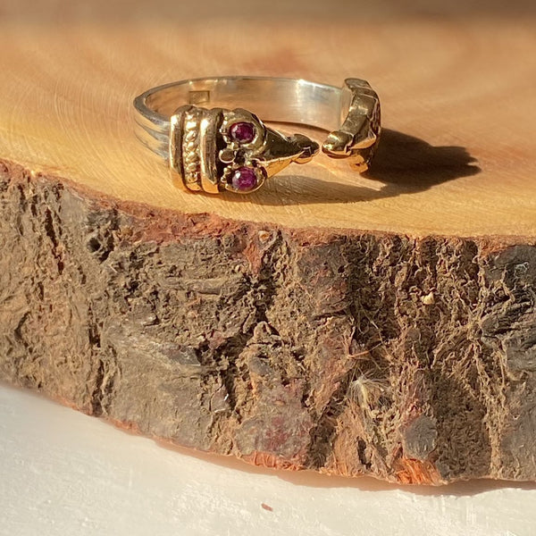 Arabian Snake Silver Ring