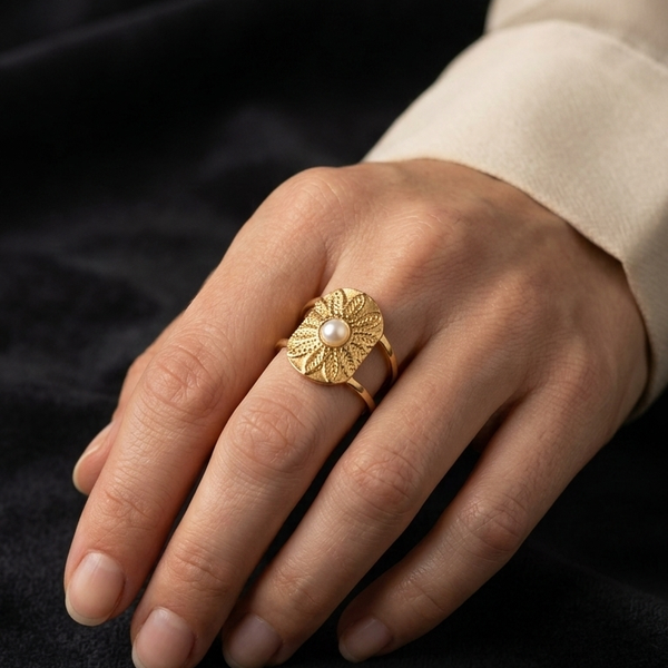 Pearl Blossom Ring