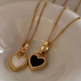 Double Face Heart Necklace