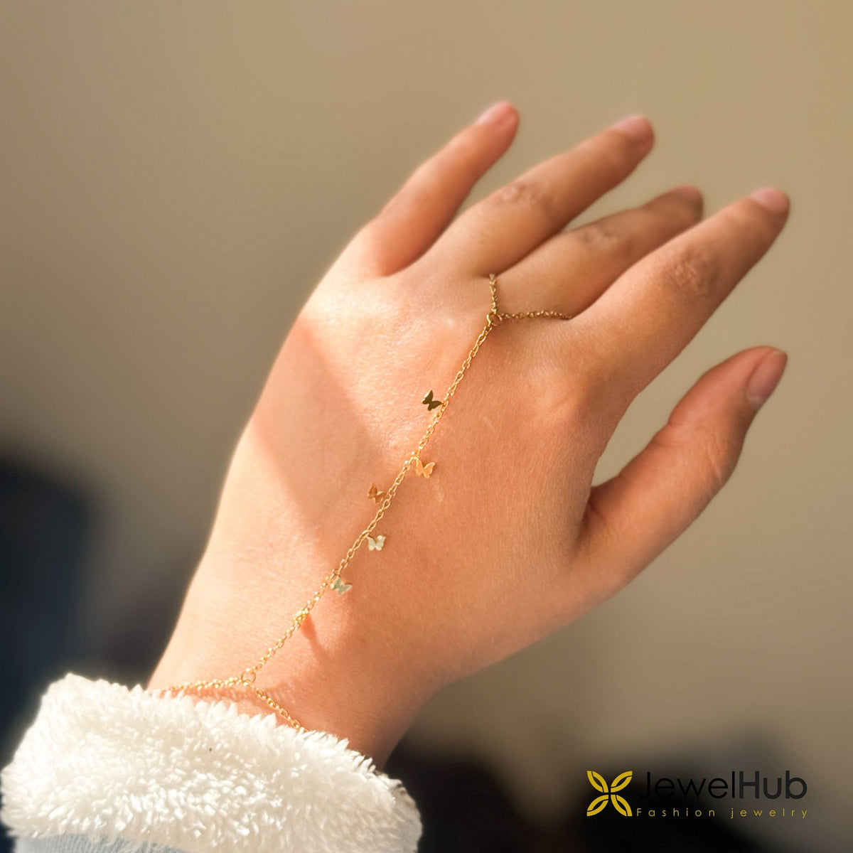 Butterfly Touch Hand Chain