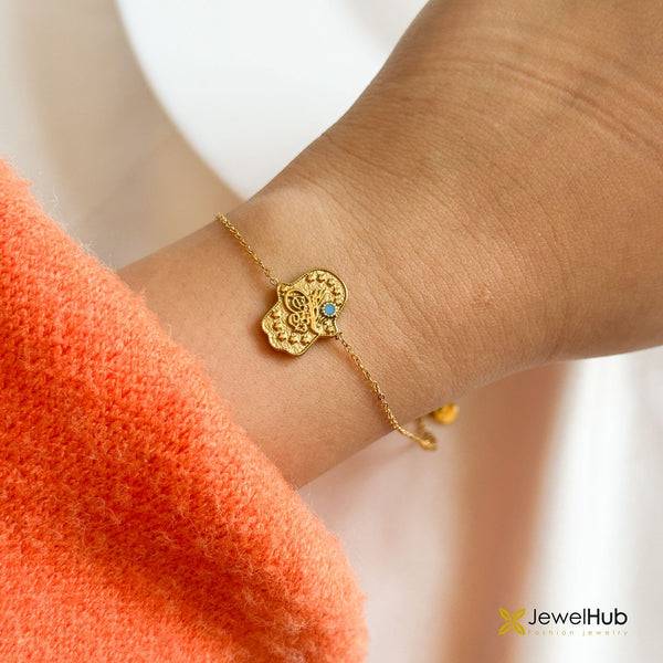 Hamsa Golden bracelet