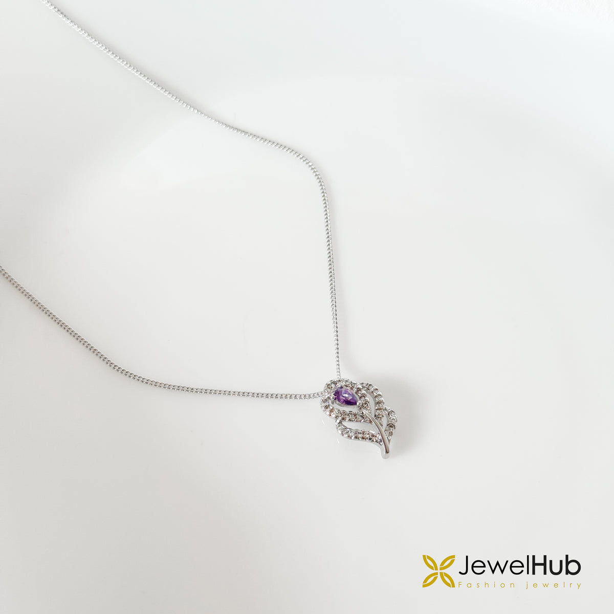 Purple Bloom Necklace