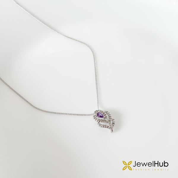 Purple Bloom Necklace