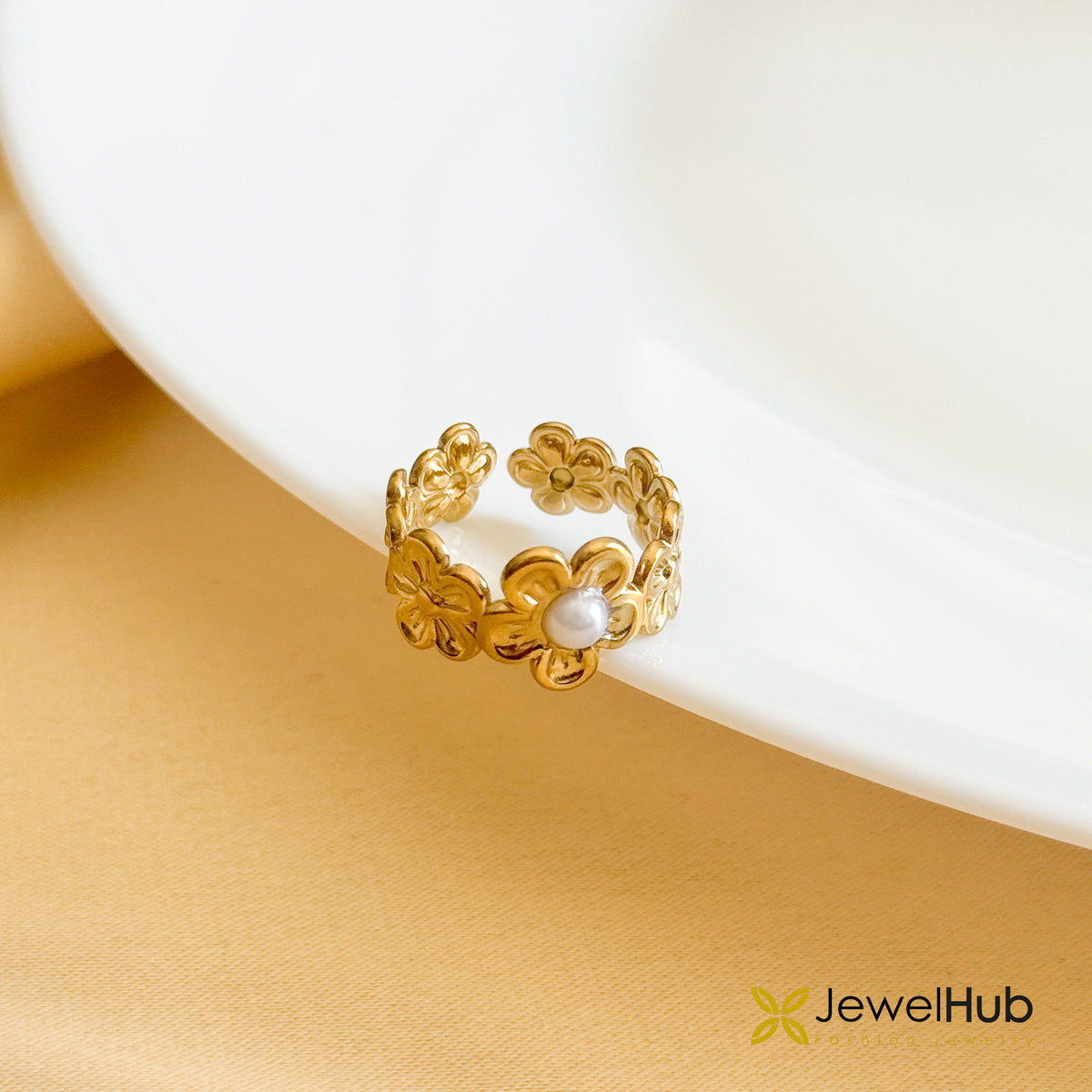 Pearl Blossom Ring