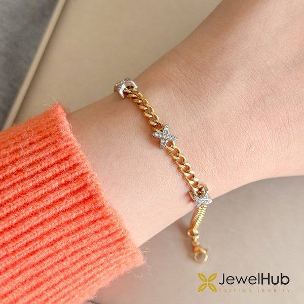 Diamond X Bracelet