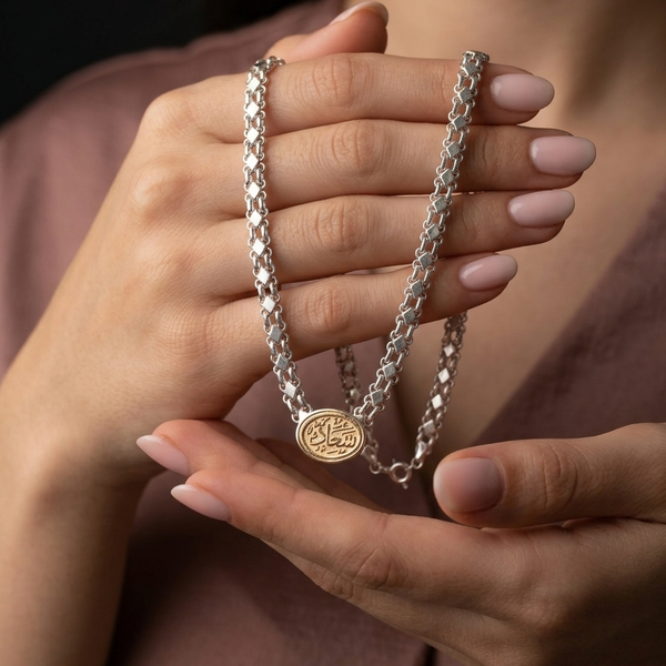 Eternity Pendant Silver Set