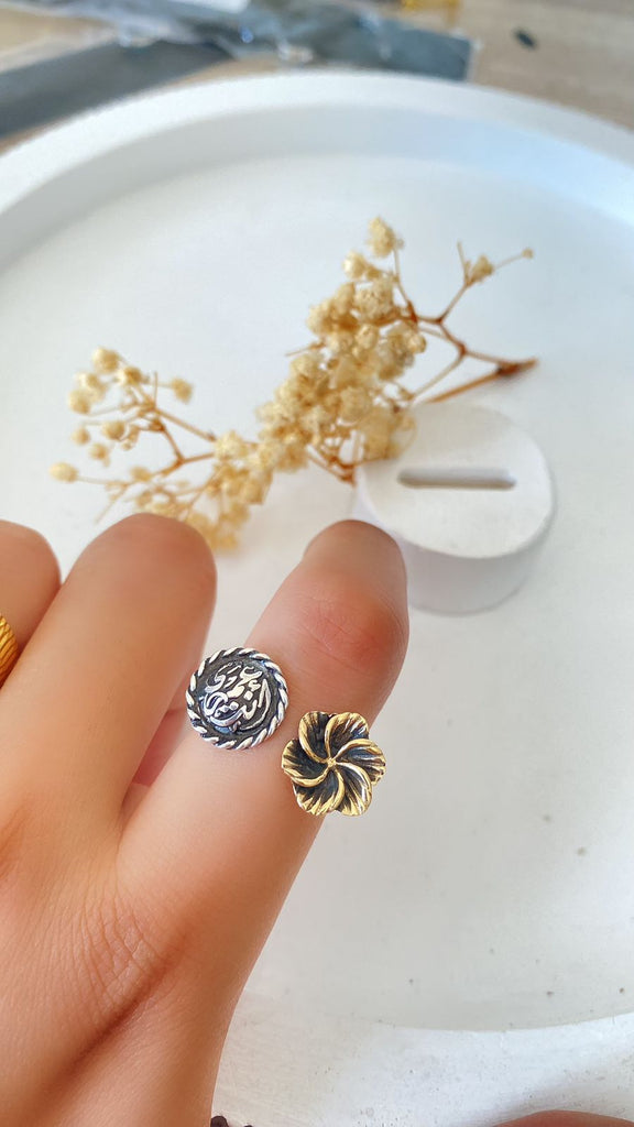 إنت عمري Sterling silver Ring